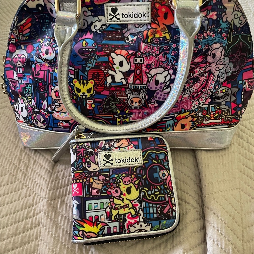 Tokidoki Midnight Metropolis purse and wallet